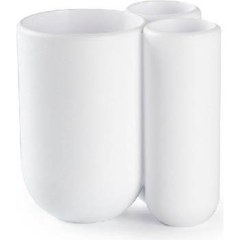 Umbra Чаша за четки за зъби Touch бяла (023271-660)