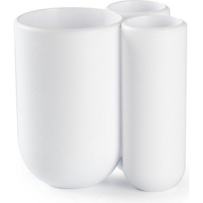 Umbra Чаша за четки за зъби Touch бяла (023271-660)