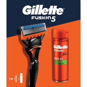 GILLETTE Fusion strojček + Fusion gél 200 ml