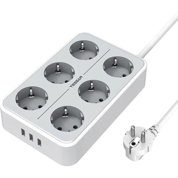 Image 1 of Tessan 6 Plug + 3 USB 2 m (TS-303)