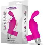 LATETOBED Fingyhop Vibrating Bullet with Rabbit Silicone Pink