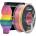 Smart Print FG-S109-E1, 3D филамент, PLA Silk, 1, 75mm, 1000g, Многоцветен (Rainbow) (FG-S109-E1)