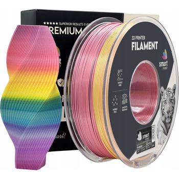 Smart Print FG-S109-E1, 3D филамент, PLA Silk, Rainbow, 1kg, 1, 75mm (FG-S109-E1)