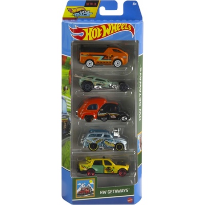 Hw Hot Wheels Getaways 5ks angličáky HTV46