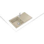 Teka Stone 50 B-TG СЛОНОВА КОСТ Гранитна мивка, обръщаема, за шкаф 50 см (М.1021.СК) Мивка за вграждане