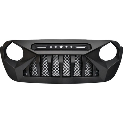 Mriežka, Čierna, Optimus serie, NET, LED, Jeep Wrangler JL, Jeep Gladiator JT