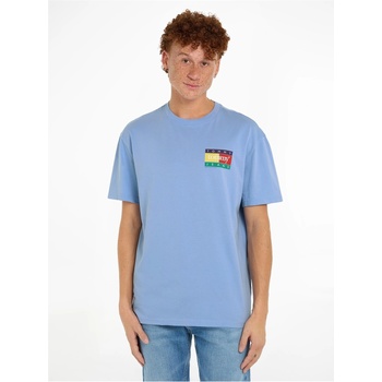 Tommy Jeans Тениска Tommy Jeans Men's Colour Badge Regular Fit T-Shirt - Westside Blue