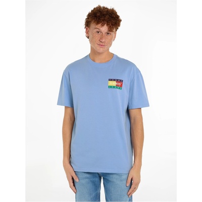 Tommy Jeans Тениска Tommy Jeans Men's Colour Badge Regular Fit T-Shirt - Westside Blue