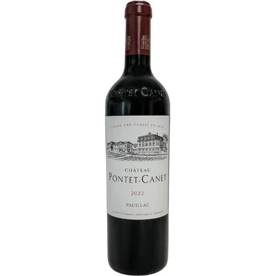 Château Pontet Canet Cuvée suché červené 2022 14,5% 0,75 l (čistá fľaša)