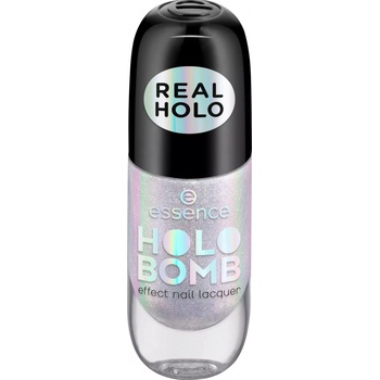 Essence Holo Bomb lak na nehty s holografickým efektem 01 Ridin' Holo 8 ml