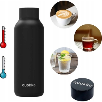 Quokka termoska Solid 510 ml černá