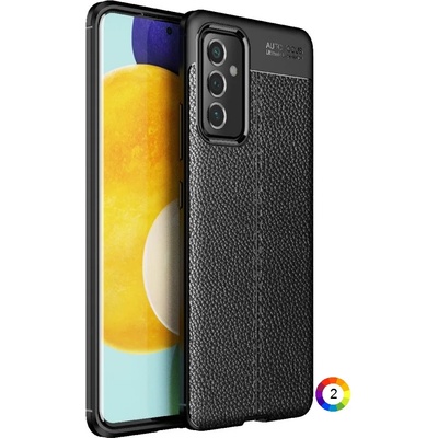 Samsung Galaxy A82 5G Удароустойчив Litchi Skin Калъф и Протектор