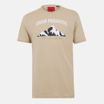 Luke Тениска Luke Men's Arandano Regular Fit T-Shirt - Stone