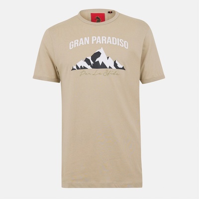Luke Тениска Luke Men's Arandano Regular Fit T-Shirt - Stone