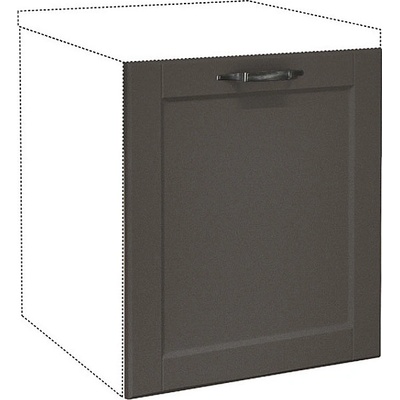 Matis Врата за съдомиялна машина с дръжка CONTEMPO Mask 60x72 сив