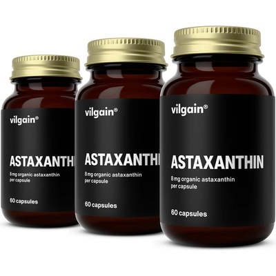 Vilgain Astaxanthín 3× 60 kapsúl