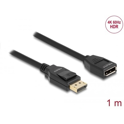 Delock DisplayPort 1.2 bővítőkábel 4K 60 Hz 1m (80001) (DE80001) (DE80001)