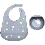 Lorelli Силиконов сет за хранене Lorelli Premium - 2 части, Grey (10230710003)