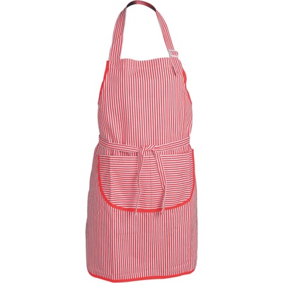 ČERVA Zástěra s kapsičkou VENUS bílá/červená