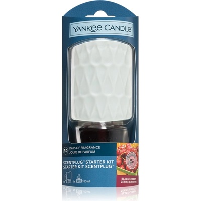 Yankee Candle Black Cherry електрически дифузер + резервен пълнител