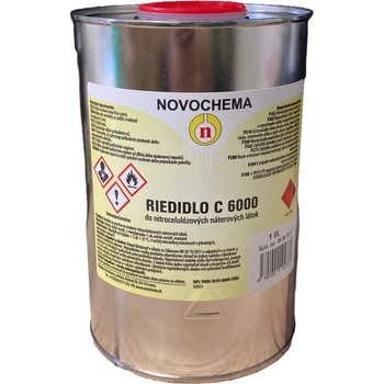 Riedidlo C-6000 - nitrocelulózové (acetónové) riedidlo 1l