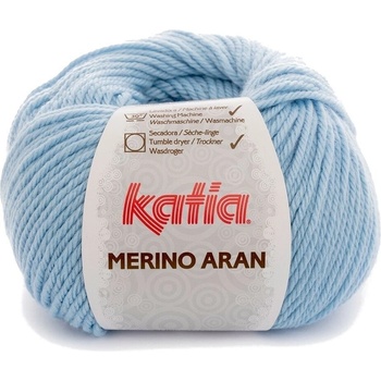 Image 1 of Katia Merino Aran 68 Sky Blue Плетива прежда (MA 68)