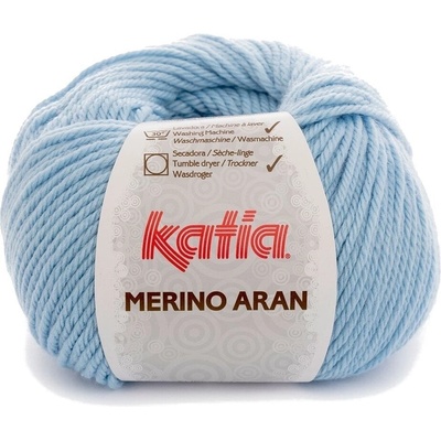 Katia Merino Aran 68 Sky Blue Плетива прежда (MA 68)