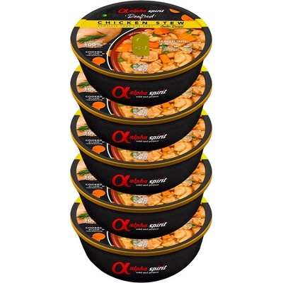 Alpha Spirit Dog Realfood Пиле яхния 5 x 280 г