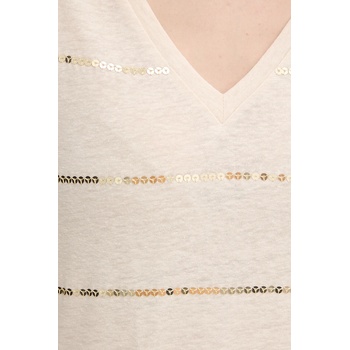 Morgan Тениска с лен Morgan (DORIANE)