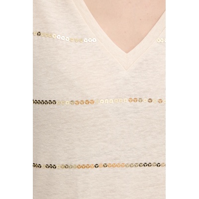 Morgan Тениска с лен Morgan (DORIANE)