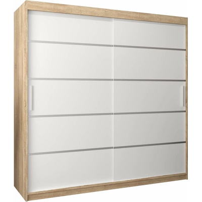 Wilsondo Alyxia 180 x 200 cm dub sonoma/biela