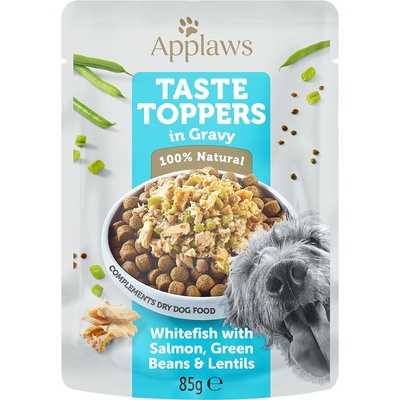 Applaws Taste Toppers in Sauce biela ryba, losos, zelené fazuľky a šošovica 12 x 85 g
