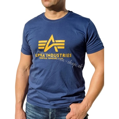 Alpha Industries Basic T-shirt New navy tričko pánske modré
