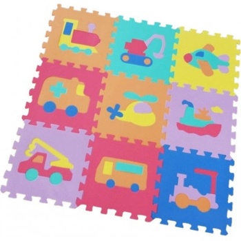 Alltoys CZ puzzle dopravní prostředky 9 ks