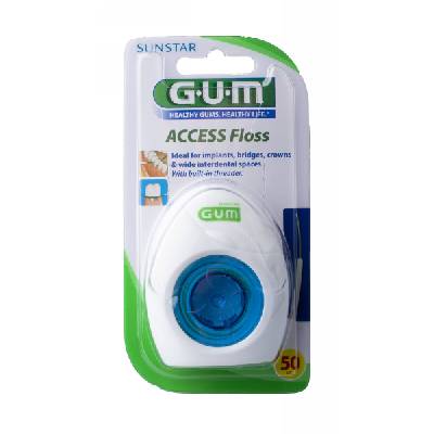 G.U.M Access Floss dentálna niť pre strojček a implantáty 50 ks