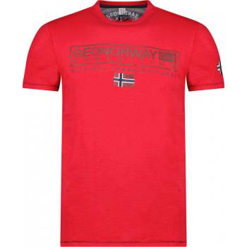 Geographical Norway tričko pánské JASIC červená