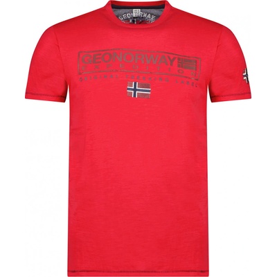 Geographical Norway tričko pánské JASIC červená