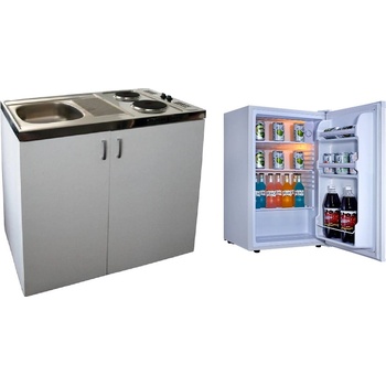 Minikuchyňka Guzzanti MK200 + chladnička Guzzanti GZ 09B1