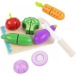 Tooky Toy Игрален комплект Tooky Toy - Зеленчуци за рязане (111117) - baby