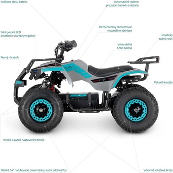 LAMAX eTiger ATV50S Blue