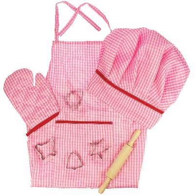 Bigjigs Toys Růžový set šéfkuchařky