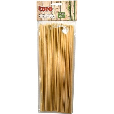 Bambusové špejle hrocené 25cm TORO 100ks