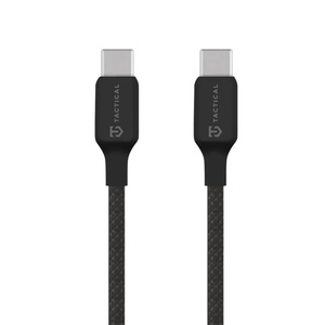 Tactical Кабел Tactical Stitch Thread, USB-C/USB-C, 0.3m, черен