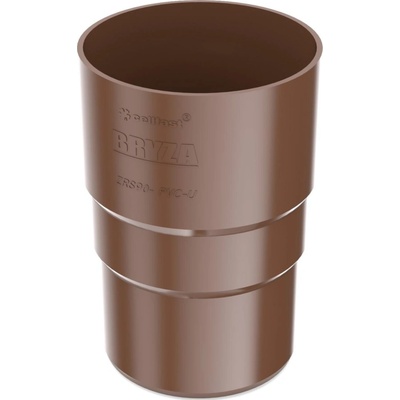 Bryza PVC spojka zvodovej rúry 110 mm RAL 8017 hnedá