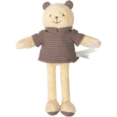 CHICCO plyšový medvedík s hrkálkou My Sweet Doudou - béžový