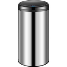 Deuba Bezdotykový odpadkový koš s USB 50 l - stříbrná