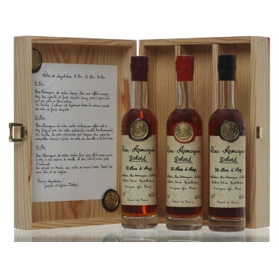 Armagnac-Delord 10 20 30 Ans 40% 3 x 0,2 l (set) – Zbozi.Blesk.cz