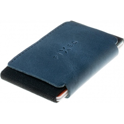 Fixed kožená Tiny Wallet z pravé hovězí kůže modrá