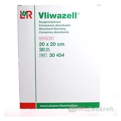 Vliwazell sterilní 20 x 20 cm 30 ks