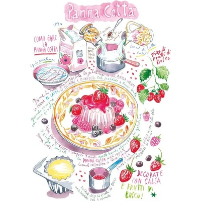 Magnolia - Puzzle Panna Cotta - 1 000 piese